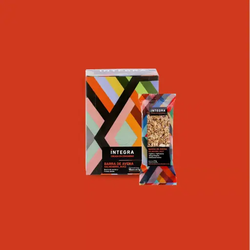 [INTEG012] Integra - Barritas de cereal de almendra y nuez (pack por 10 unidades - 42gr c/u)