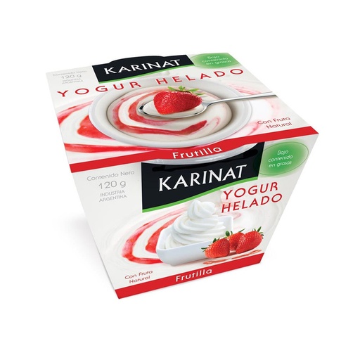 [KARIN030] Karinat - Yogurt helado frutilla (120gr)