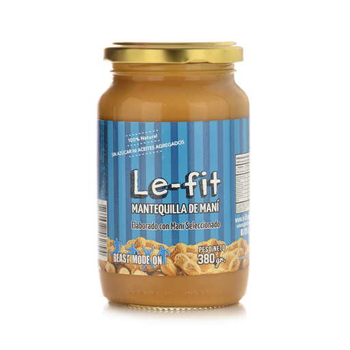 [LEFIT002] Lefit - Mantequilla de Maní con Coco (400gr)