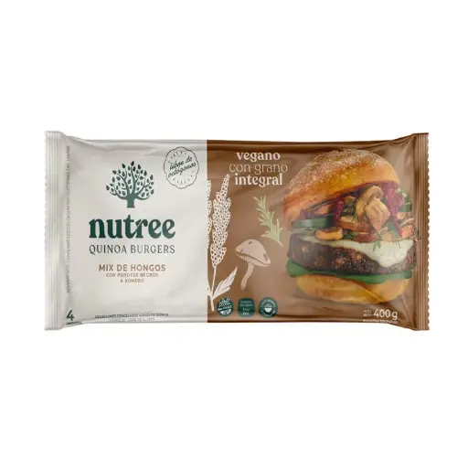 [NUTRE007] Nutree - Medallones veganos mix de hongos (4 unidades - 400gr)