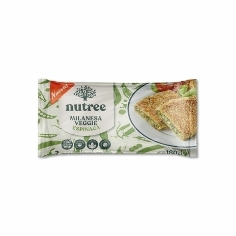 [NUTRE009] Nutree - Milanesas veggies sabor espinaca (180gr)