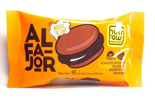 [NUTRI002] Nutri Raw - Alfajor mousse de cafe (50gr)