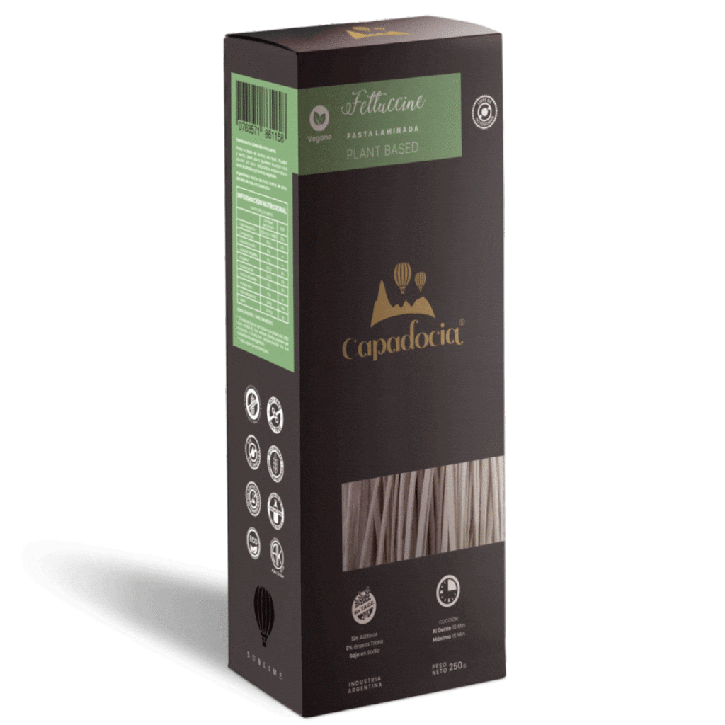 [CAPAD007] Capadocia - Pastas plant based Fetuccini Vegano (250gr)
