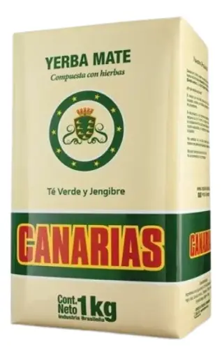 [CANAR004] Canarias - Yerba mate con té verde y Jengibre (500gr)