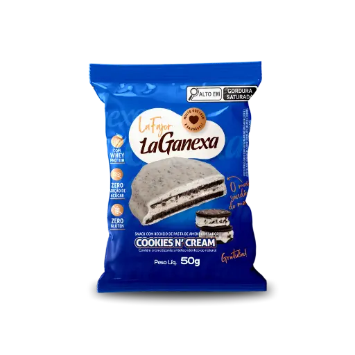 [LAGAN005] La Ganexa - Alfajor Proteina sabor Cookies and Cream x 50 gr