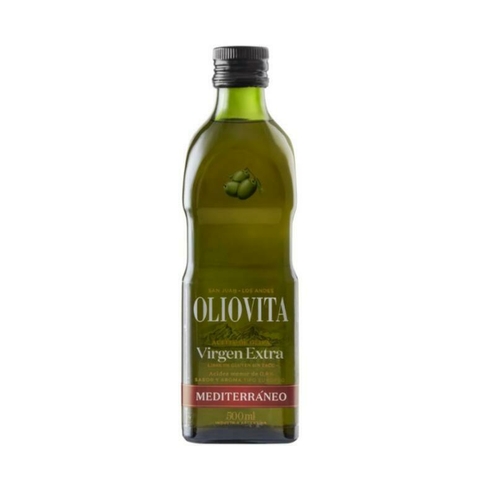 [OLIOV002] Oliovita - Aceite de Oliva Virgen Extra Mediterraneo 500 ml Botella Vidrio