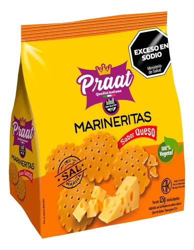 [PRAAT008] Praat - Marineritas clásicas con sal marina sabor queso 125 gr