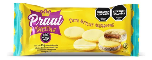 [PRAAT016] Praat - Tapita para alfajores de vainilla y coco x 125 gr 