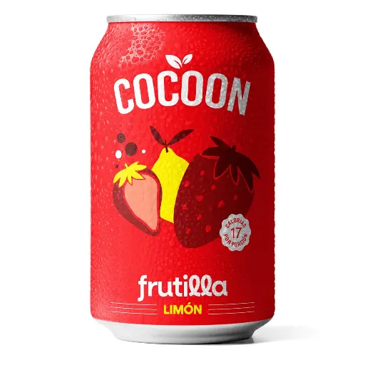 [COCOO015] Cocoon - Gaseosas Pre y Probioticas Frutilla Limon (354 ml)