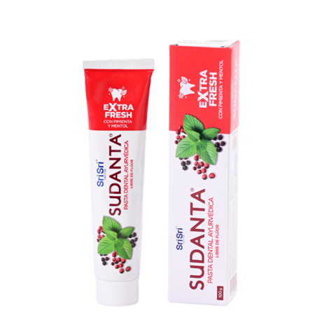 [SRISR006] Sri Sri - Sudanta pasta dental ayurvédica Extra Fresh (200 gr) 