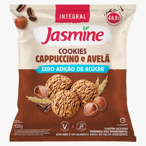 [JASMI001] Jasmine - Cookies zero azúcar capuccino y avellanas x 120 gr