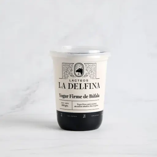 [LADEL009] La Delfina - Yogur Firme de Búfala (Pote 400 grs)