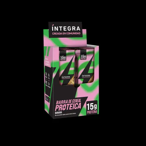 [INTEG011] Integra - Barritas de cereal proteicas de banana (pack por 10 unidades - 43g) 