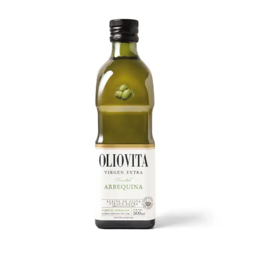 [OLIOV006] Oliovita - Aceite de Oliva Virgen Extra Varietal Arbequina 500 ml Botella Vidrio