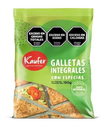 [KAUFE010] Kaufer - Galletas Integrales con Especias (150gr)