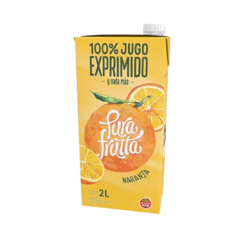 [PURAF049] Pura Frutta - Jugo 100% Exprimido de Naranja x 2l 