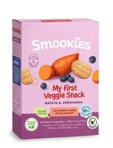 [SMOOK017] Smookies - Galletitas Smookies Baby Batata y Arándanos  (150 gr)