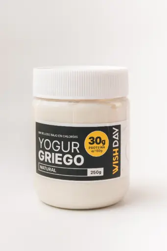 [WISHD001] Wish Day - Yogurt Griego Natural sin azucar (pote 250gr) 