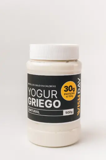 [WISHD002] Wish Day - Yogurt Griego Natural sin azucar (pote 500gr)  