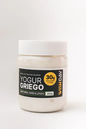 [WISHD006] Wish Day - Yogurt Griego Natural endulzado Stevia (pote 250gr)   