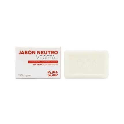 [PURAS045] Pura Soap - Jabon vegetal Neutro vegano 85 gr