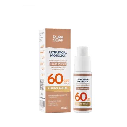[PURAS059] Pura Soap - Protector solar fps 60 color bronze (30ml)
