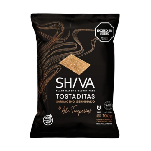 [SHIVA007] Shiva Crackers - Tostis sarraceno germinado (100gr)