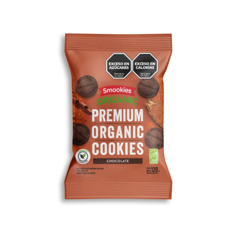 [SMOOK014] Smookies - Galletitas premium orgánicas sabor chocolate (120gr)