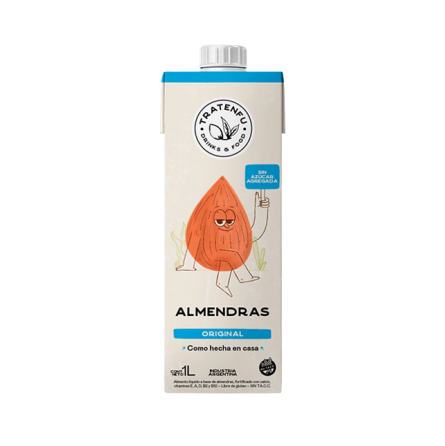 [TRATE003] Tratenfu - Bebida de Almendras sabor Original 1 Lt