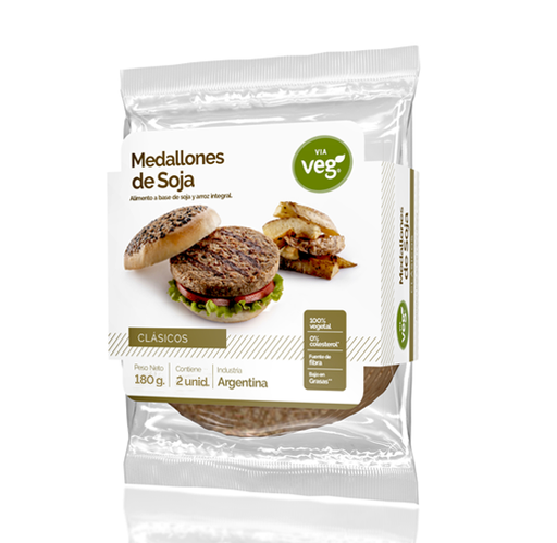 [VIAVE004] Via Veg - Medallones de soja (2 unidades - 180gr)